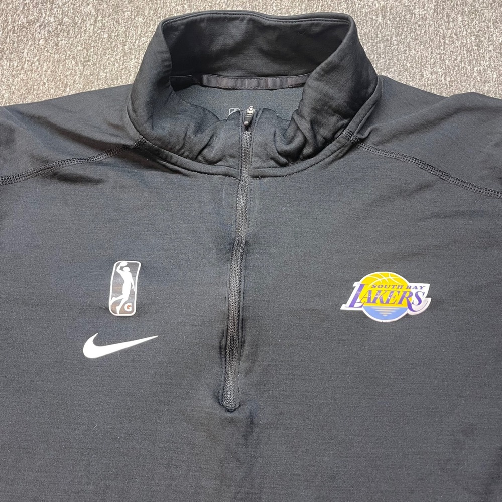 Nike South Bay Lakers NBA G League Dri-FIT Quarter Zip Pullover Black CW7897-010